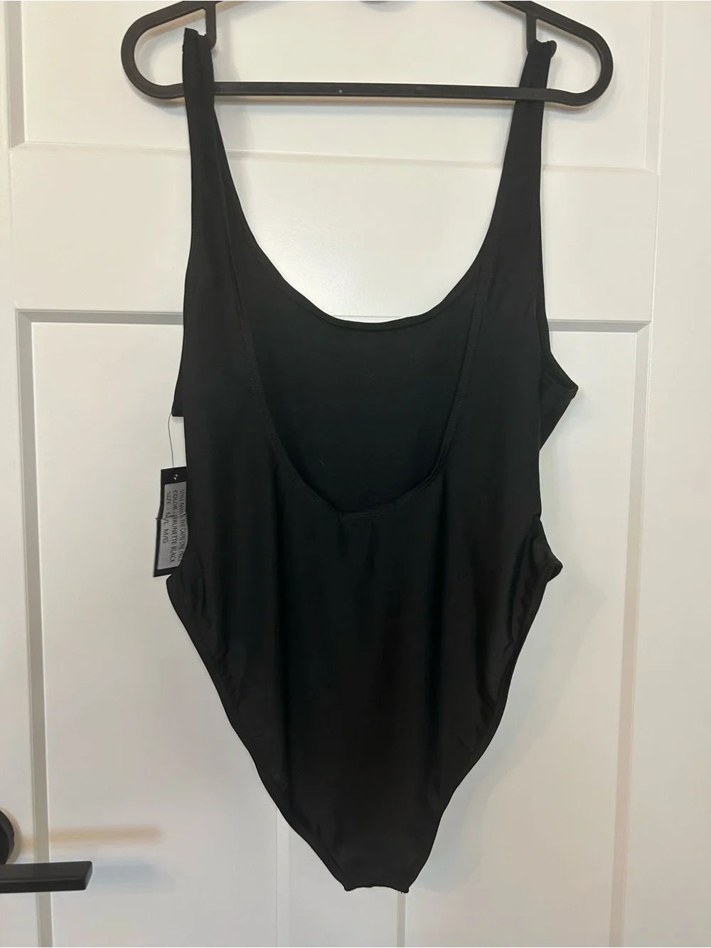 Brunette The Label Capri One Piece Swimsuit Sz M/L Black NWT - Picture 2 of 5